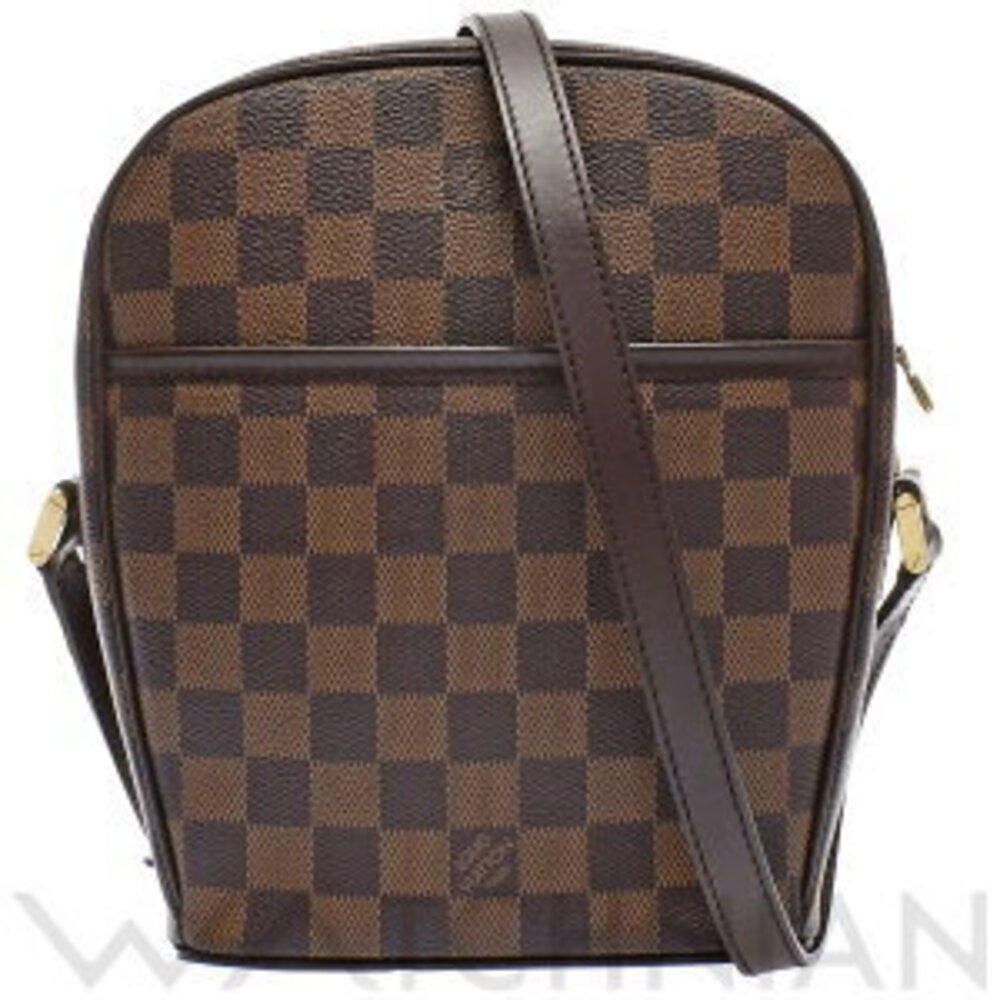 Louis Vuitton Damier Ipanema Ebene Brown Canvas Shoulder Bag